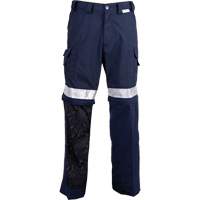 Pantalons ventil&eacute;s haute visibilit&eacute; toutes saisons, Poly-coton, 26, Bleu marine Ontario Packaging