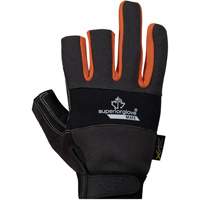 Clutch Gear&reg; Open-Finger Framers Gloves, Synthetic Palm, Size Small Ontario Packaging