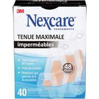 Nexcare Max-Hold Waterproof Bandages, Assorted, Plastic, Sterile Ontario Packaging