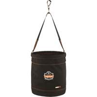 Arsenal&reg; 5970 Swiveling Hook Hoist Bucket, Nylon, 12.5" Dia. x 15" H, 100 lbs. Load Rating Ontario Packaging