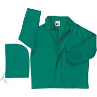 Imperm&eacute;able avec limite dinflammabilit&eacute; Dominator, Polyester/PVC, Grand, Vert Ontario Packaging