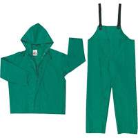 Dominator Limited Flammability Rain Suit, Large, Green Ontario Packaging