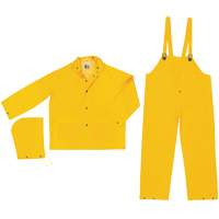 Classic Series Rain Suit, Polyester/PVC, Large, Yellow Ontario Packaging