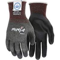 Ninja&reg; Max Cut Resistant Gloves, Size Large, 10 Gauge, Bi-Polymer Coated, Dyneema&reg; Shell, ASTM ANSI Level A3 Ontario Packaging