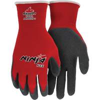 Ninja&reg; Flex Coated Gloves, Large, Rubber Latex Coating, 15 Gauge, Nylon Shell Ontario Packaging