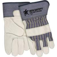 Mustang Fitters Gloves, Medium, Grain Cowhide Palm, Fleece Inner Lining SGT046 | Ontario Packaging