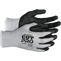 Safety Cut Pro Cut Resistant Gloves, Size Large, 13 Gauge, Bi-Polymer Coated, HPPE Shell, ASTM ANSI Level A7 Ontario Packaging