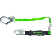 Miller&reg; HP Shock-Absorbing Lanyard, 4', Locking Rebar Hook Center, Locking Snap Hook Leg Ends, Polyester Ontario Packaging