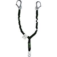Miller&reg; Arc-Rated Shock-Absorbing Lanyard, 6', Locking Snap Hook Center, Locking Snap Hook Leg Ends, Kevlar&reg; Ontario Packaging