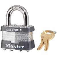 Cadenas lamin&eacute;, Argent, Cl&eacute;s identiques, Acier lamin&eacute;, Largeur de 1-3/4" Ontario Packaging