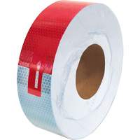 Conspicuity Tape, 2" W x 150' L, Red & White SGU270 | Ontario Packaging