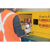 Flammable Storage Cabinet, 12 gal., 2 Door, 43" W x 18" H x 18" D SGU585 | Ontario Packaging