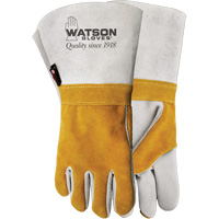Wopper Welder's Gloves, Split Cowhide, Size 10 Ontario Packaging
