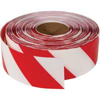 Ruban de marquage tr&egrave;s r&eacute;sistant pour plancher ArmorStripe, 3" x 100', PVC, Rouge et blanc Ontario Packaging