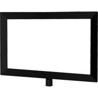 Heavy-Duty Horizontal Sign Holder for Classic Posts, Black Ontario Packaging