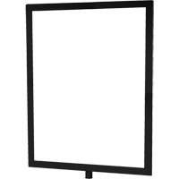 Heavy-Duty Vertical Sign Holder for Classic Posts, Black Ontario Packaging