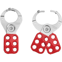 Tabbed Steel Lockout Hasp, Red Ontario Packaging
