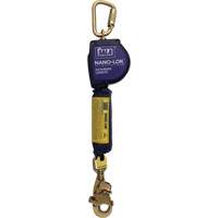 Nano-Lok Extended Length Self Retracting Lifeline, 10', Dyneema&reg;, Swivel Ontario Packaging