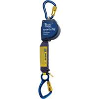 Nano-Lok Extended Length Self Retracting Lifeline, 10', Dyneema&reg;, Swivel Ontario Packaging