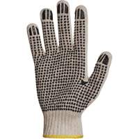 Sure Grip&reg; PVC Dotted String Knit Glove, Poly/Cotton, Single Sided, 7 Gauge, X-Small Ontario Packaging