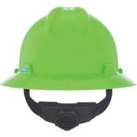 V-Gard&reg; Slotted Full-Brim Hardhat, Meets CSA Type 1, Ratchet Suspension, Non-Vented Ontario Packaging