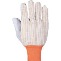 Endura&reg; Leather Palm Gloves, Large, Split Leather Palm Ontario Packaging