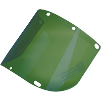 Dynamic™ Formed Faceshield, Polycarbonate, Green Tint SGV637 | Ontario Packaging