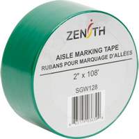 Aisle Marking Tape, 2" x 108', PVC, Green SGW128 | Ontario Packaging