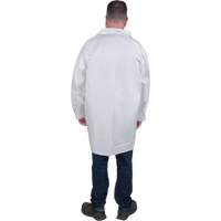 Protective Lab Coat, Microporous, White, Small Ontario Packaging