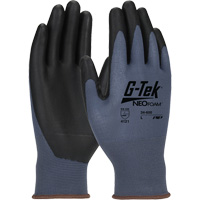 G-Tek&reg; NeoFoam&reg; Seamless Knit Coated Gloves, X-Small, Polyurethane Coating, 15 Gauge, Nylon Shell Ontario Packaging