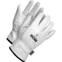 Classic Puncture Resistant Driver Gloves, Large, Grain Goatskin Palm, Thinsulate™ Inner Lining NJC397 | Ontario Packaging