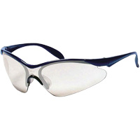 Lunettes de s&eacute;curit&eacute; Miranda, Lentille Miroir bleu, Anti-&eacute;gratignures, R&eacute;pond ou surpasse la norme CSA Z94.3 Ontario Packaging