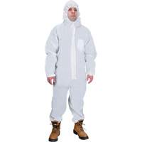 Hooded Coveralls, Medium, White, SMS Ontario Packaging