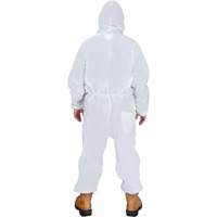 Hooded Coveralls, Medium, White, SMS Ontario Packaging