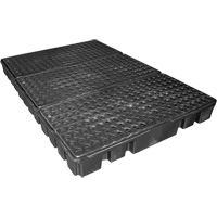 Black Diamond Low Profile Spill Pallet, 76.5 US gal. Spill Capacity, 72" x 49" x 6.5" Ontario Packaging