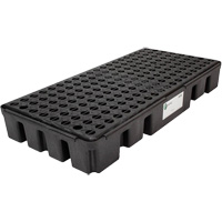 Black Diamond Low Profile Spill Pallet, 25.5 US gal. Spill Capacity, 49" x 24" x 6.5" Ontario Packaging