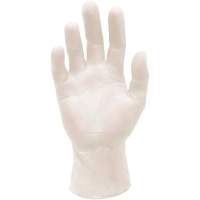 Synthetic Stretch Medical Examination Gloves, Large, Vinyl, 5-mil, Powder-Free, White, Class 2 SGU410 | Ontario Packaging