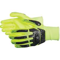Dexterity&reg; Anti-Impact High-Visibility Gloves, Small, Foam Nitrile Palm, Elastic Cuff Ontario Packaging