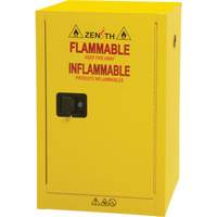 Flammable Aerosol Storage Cabinet, 12 gal., 1 Door, 23" W x 35" H x 18" D SGX675 | Ontario Packaging