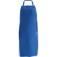 Endurosaf™ Bib Apron, Polyurethane, 50" L x 34" W, Blue SGY104 | Ontario Packaging