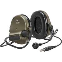 Casque VI NIB avec fils de sortie unique Peltor ComTac, Style Cordon cervical, 22 dB Ontario Packaging