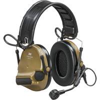 Casque VI NIB avec rail arc Peltor ComTac, Style Bandeau, 23 dB Ontario Packaging
