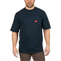 T-shirt robuste avec poche, Hommes, Petit, Bleu Ontario Packaging
