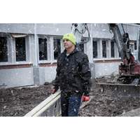 High-Visbility Cuffed Beanie, One Size, Green Ontario Packaging