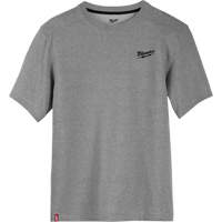 Hybrid Work Tee Shirt, Men's, Small, Grey Ontario Packaging