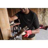 Hybrid Work Tee Shirt, Men's, Small, Black Ontario Packaging