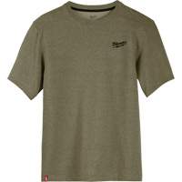 Hybrid Work Tee Shirt, Men's, Small, Green Ontario Packaging