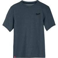 Hybrid Work Tee Shirt, Men's, Small, Blue Ontario Packaging
