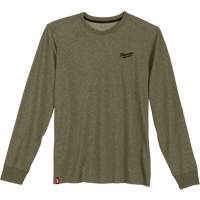 Hybrid Work Tee Shirt, Men's, Small, Green Ontario Packaging