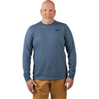 Hybrid Work Tee Shirt, Men's, Small, Blue Ontario Packaging
